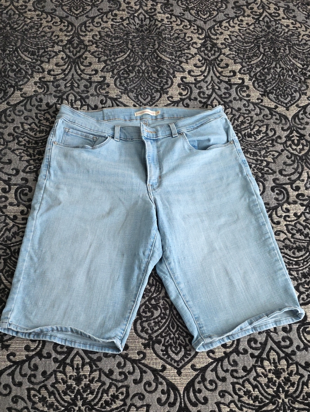 Levi's Light Blue Women's Denim Bermuda Shorts